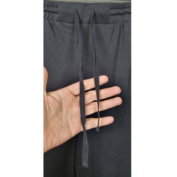Natori Black Lounge Drawstring Waist Capri Pants with Pockets Size XL - Picture 6 of 7